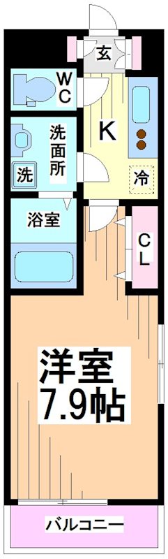 神奈川県川崎市多摩区登戸 間取り