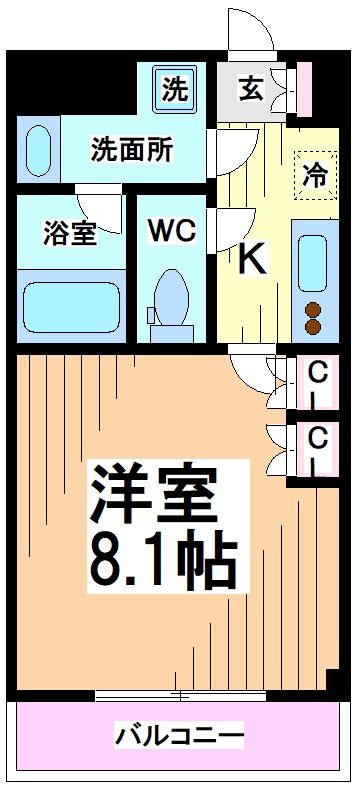 神奈川県川崎市多摩区宿河原３丁目 間取り