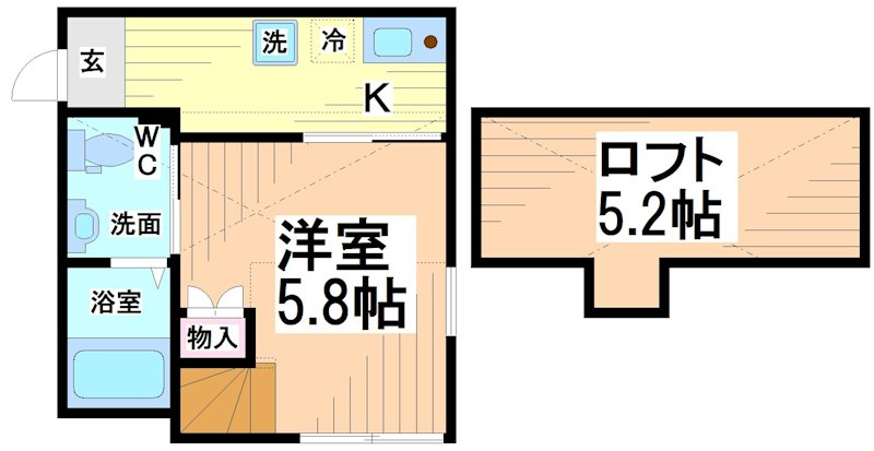 神奈川県川崎市多摩区生田６丁目 間取り