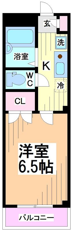 神奈川県川崎市多摩区布田 間取り