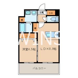 福岡県福岡市東区香椎駅前１丁目 間取り