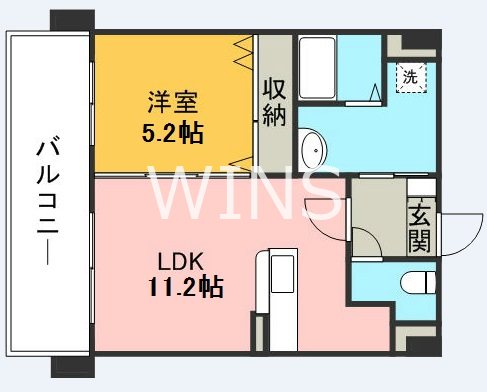 福岡県福岡市東区箱崎３丁目 間取り