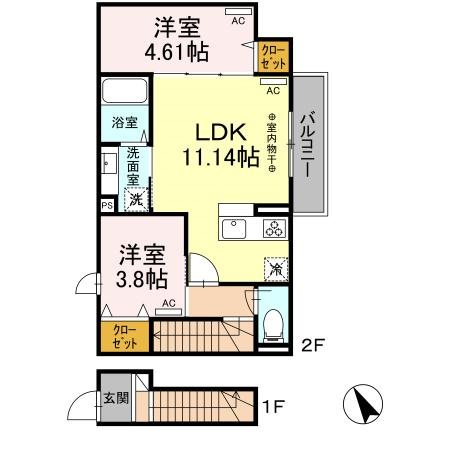東京都調布市富士見町３丁目 間取り