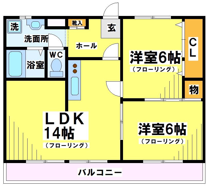 東京都府中市天神町３丁目 間取り