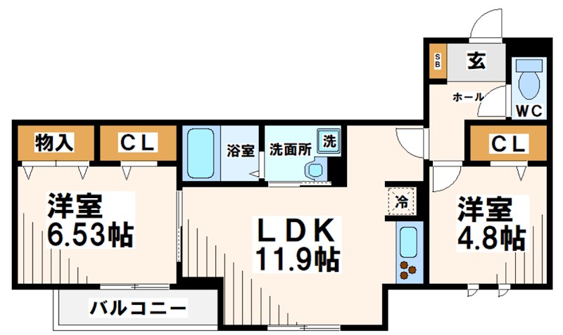 東京都府中市府中町１丁目 間取り