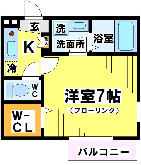 東京都府中市白糸台４丁目 間取り