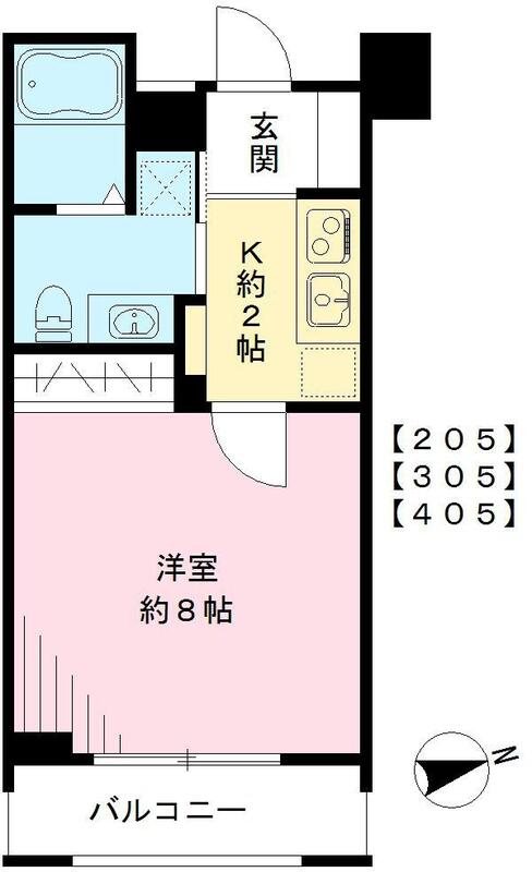 クラヴィーア仙川 間取り