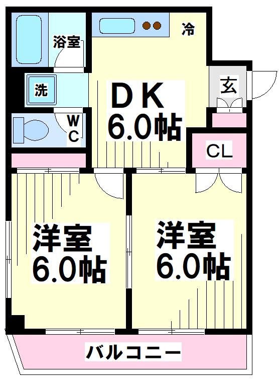 レヂデンス淡島 間取り