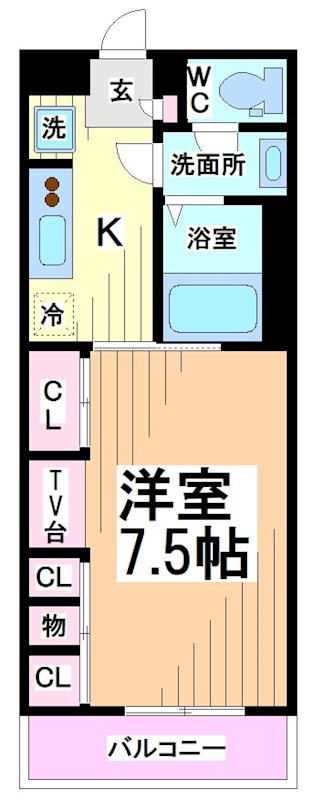 神奈川県川崎市多摩区堰１丁目 間取り