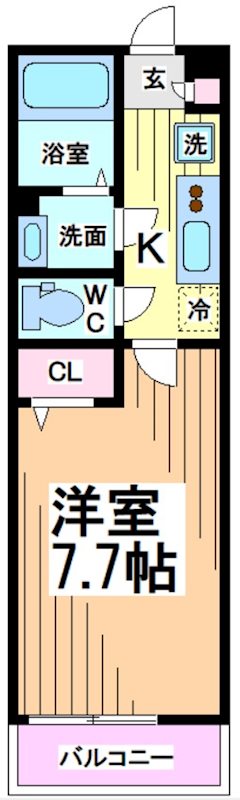 神奈川県川崎市多摩区中野島６丁目 間取り