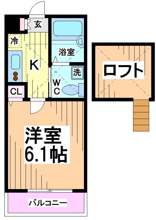 神奈川県川崎市多摩区枡形６丁目 間取り