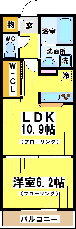 東京都府中市是政２丁目 間取り