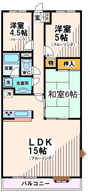 東京都府中市天神町３丁目 間取り