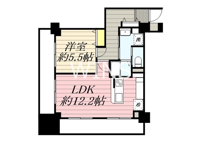 福岡県福岡市博多区博多駅南３丁目 間取り