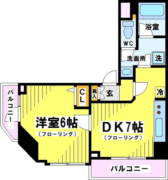 東京都府中市若松町３丁目 間取り