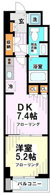 ドゥーエ参宮橋 間取り