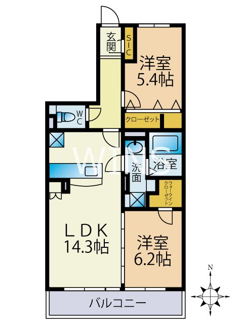 福岡県福岡市東区松島２丁目 間取り