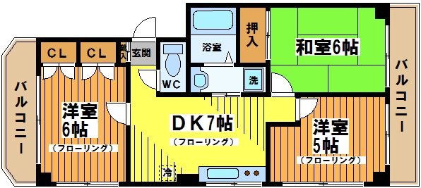 モンレーブ大町 間取り