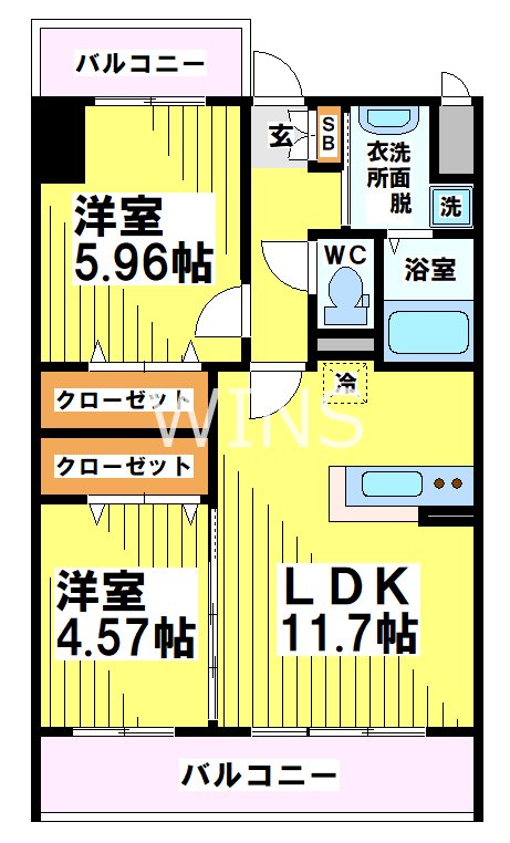 福岡県福岡市東区箱崎ふ頭３丁目 間取り