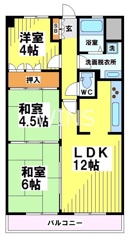 福岡県福岡市東区松島１丁目 間取り