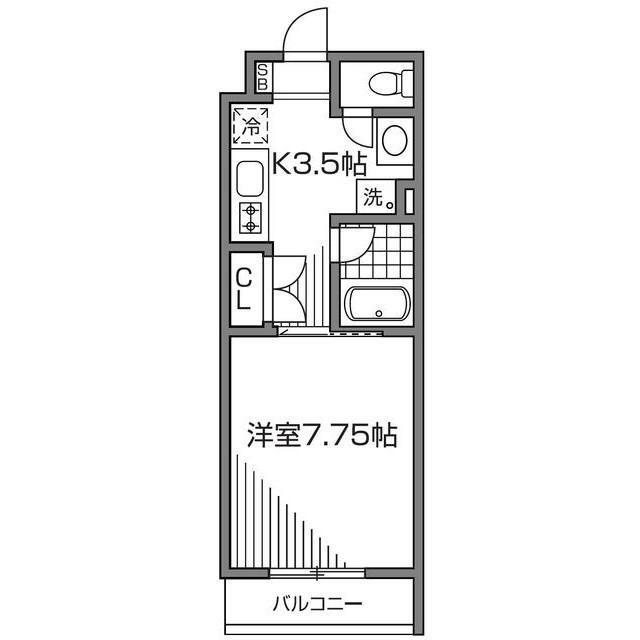 ラコリッタカラスヤマ 間取り