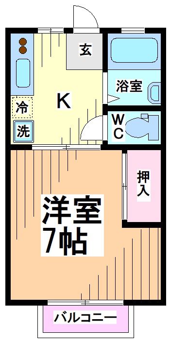 神奈川県川崎市多摩区登戸 間取り