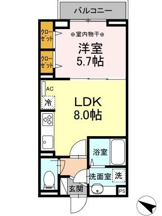 東京都世田谷区北烏山６丁目 間取り