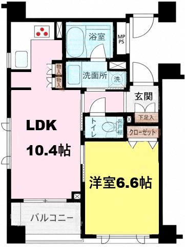 クリオ渋谷ラ・モード 間取り