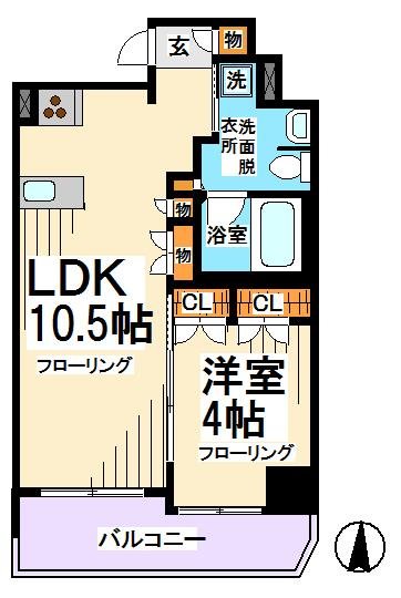 ラ・グラースダイヤモンドマンション桜上水  間取り