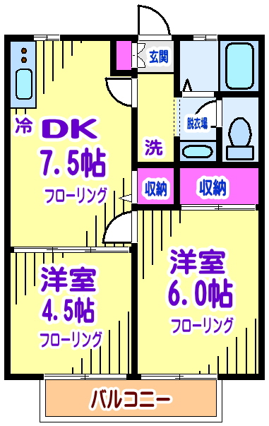 リバーサイドベル 間取り