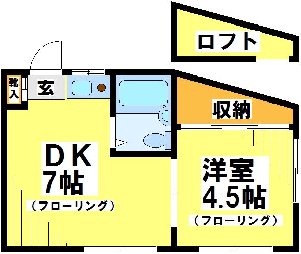 東京都府中市住吉町４丁目 間取り
