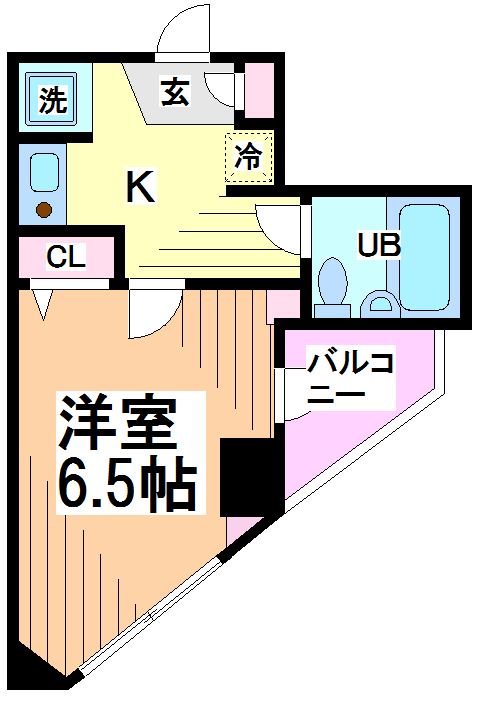 プレール・ドゥーク笹塚 間取り
