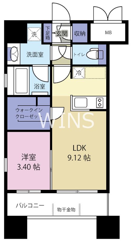 福岡県福岡市博多区博多駅東３丁目 間取り