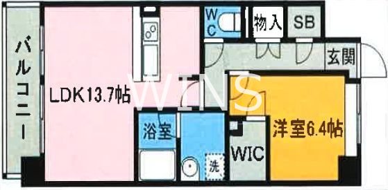 福岡県福岡市博多区築港本町 間取り