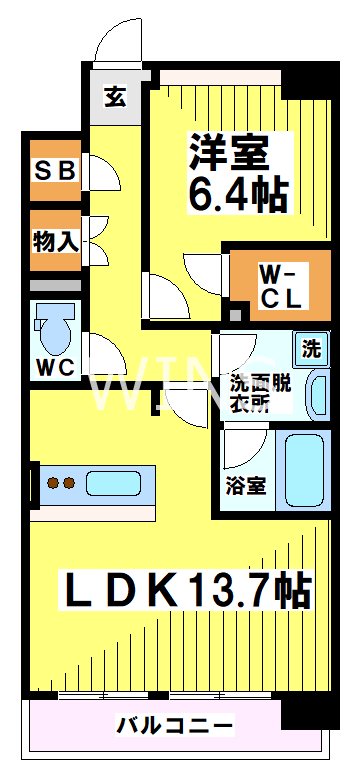 福岡県福岡市博多区築港本町 間取り