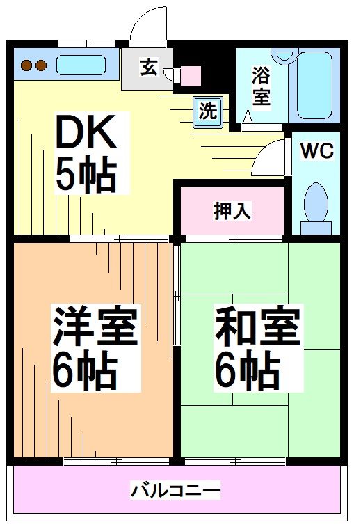 神奈川県川崎市多摩区宿河原２丁目 間取り