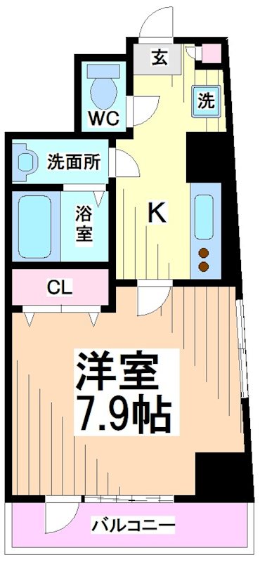 神奈川県川崎市多摩区登戸 間取り