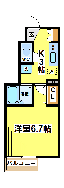 東京都世田谷区北烏山７丁目 間取り