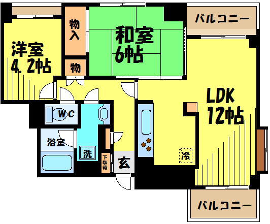 東京都府中市宮西町２丁目 間取り