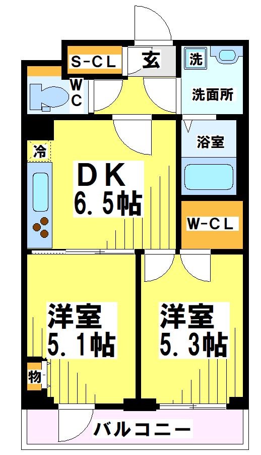 東京都世田谷区北烏山９丁目 間取り