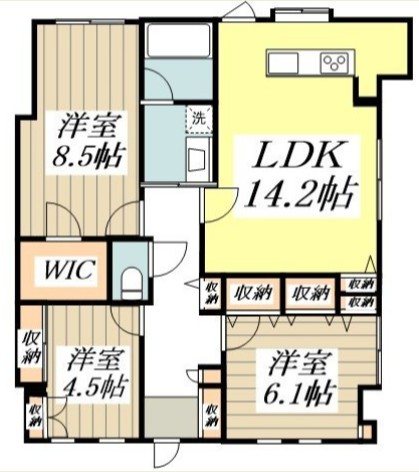 エルエストゥディオ 間取り