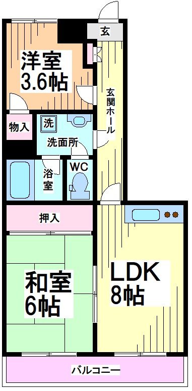 神奈川県川崎市多摩区菅５丁目 間取り