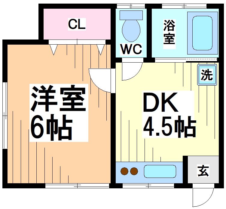 神奈川県川崎市多摩区登戸 間取り