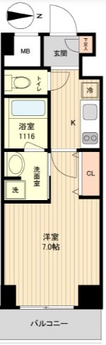 アンビックスつつじヶ丘　A棟 間取り