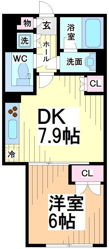 La　Perla　SasazukaⅡ 間取り