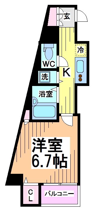 パークウェル代田橋　  間取り