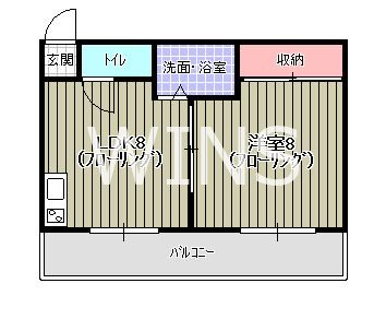 福岡県福岡市博多区美野島２丁目 間取り