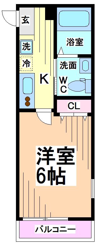 神奈川県川崎市多摩区枡形６丁目 間取り