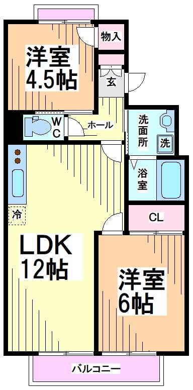 神奈川県川崎市多摩区菅北浦２丁目 間取り