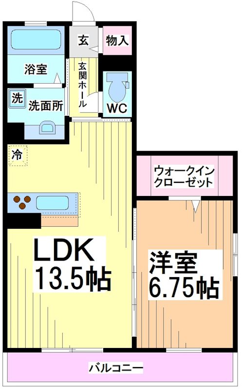 神奈川県川崎市多摩区登戸 間取り